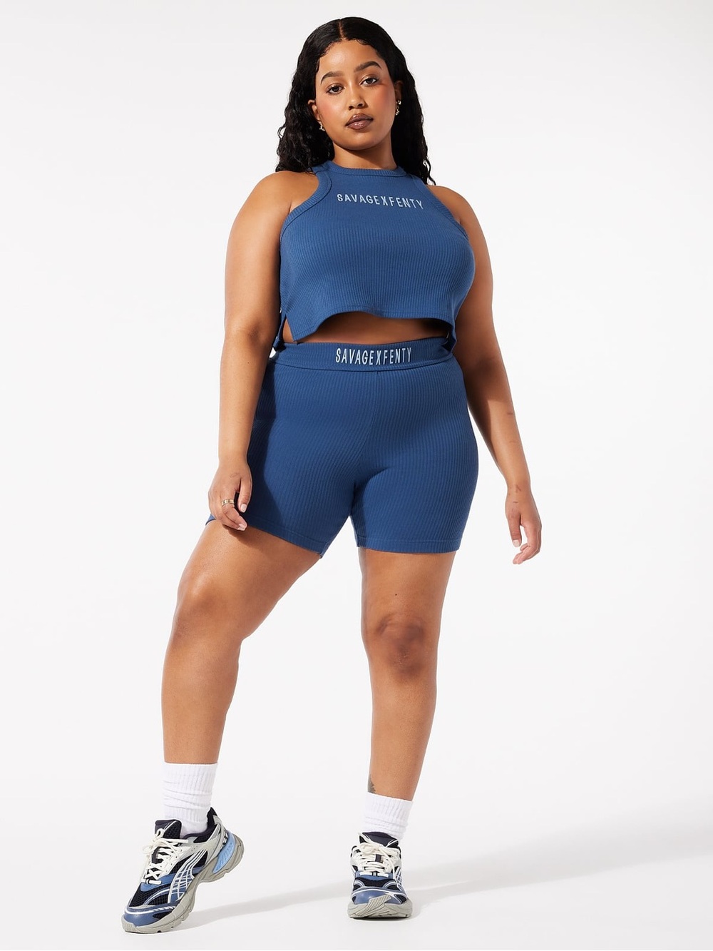 X Fenty Xssential Heavy Rib Logo Bike Shorts